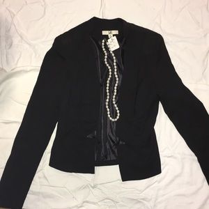 NWT lined black blazer